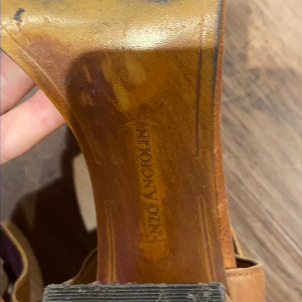 Enzo Angliolini windell faux snakeskin heel 7.5 - Picture 8 of 9
